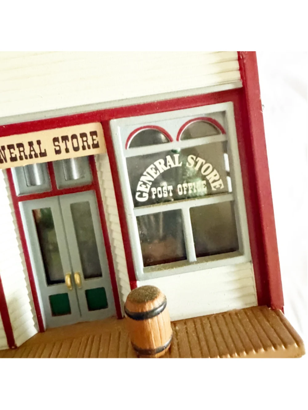 Hallmark Sarah Plain & Tall Pioneer Village Buildings Hays Train Station General